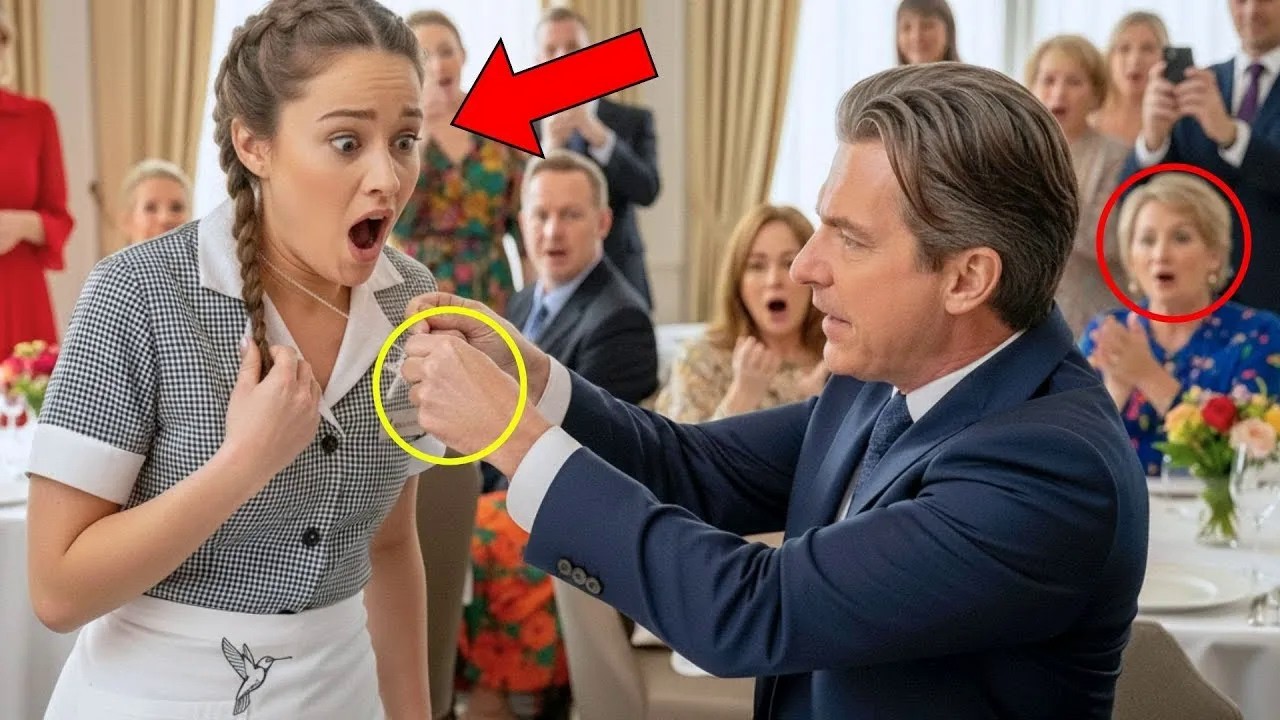 Kellnerin bringt Wasser — Milliardär CEO sieht Kette： „Sie gehörte meiner Tochter!“