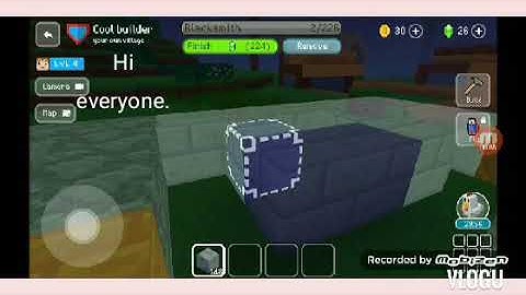 My first Block Craft 3D Video