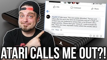 ATARI Calls Me FAKE NEWS Over Atari VCS Coverage | RGT 85