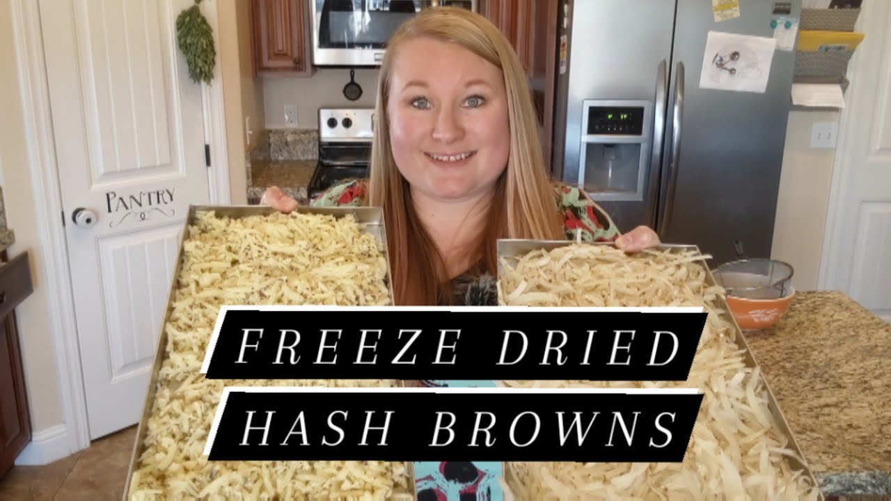 Freeze Dried Hash Browns 2 ways! Baked vrs Raw Potatoes YouTube