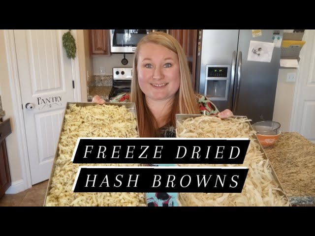 Dehydrate Frozen Hash Browns - The Purposeful Pantry