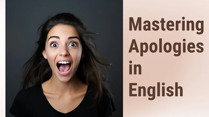 Saying "Sorry" the Right Way: Mastering Apologies in English