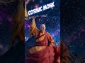 Cosmic Monk: Harnessing Starry Energy on the Peak 🌌 #Cosmic #Universe #Spirituality #Stargazing