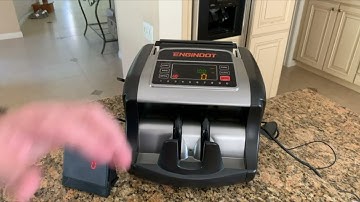 ENGiNDOT Money Counter Machine Review | UV/MG/IR/DBL/HLF/CHN/DD Image Counterfeit Detection