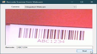 C# Tutorial - Barcode Scanner using Webcam in C# | FoxLearn