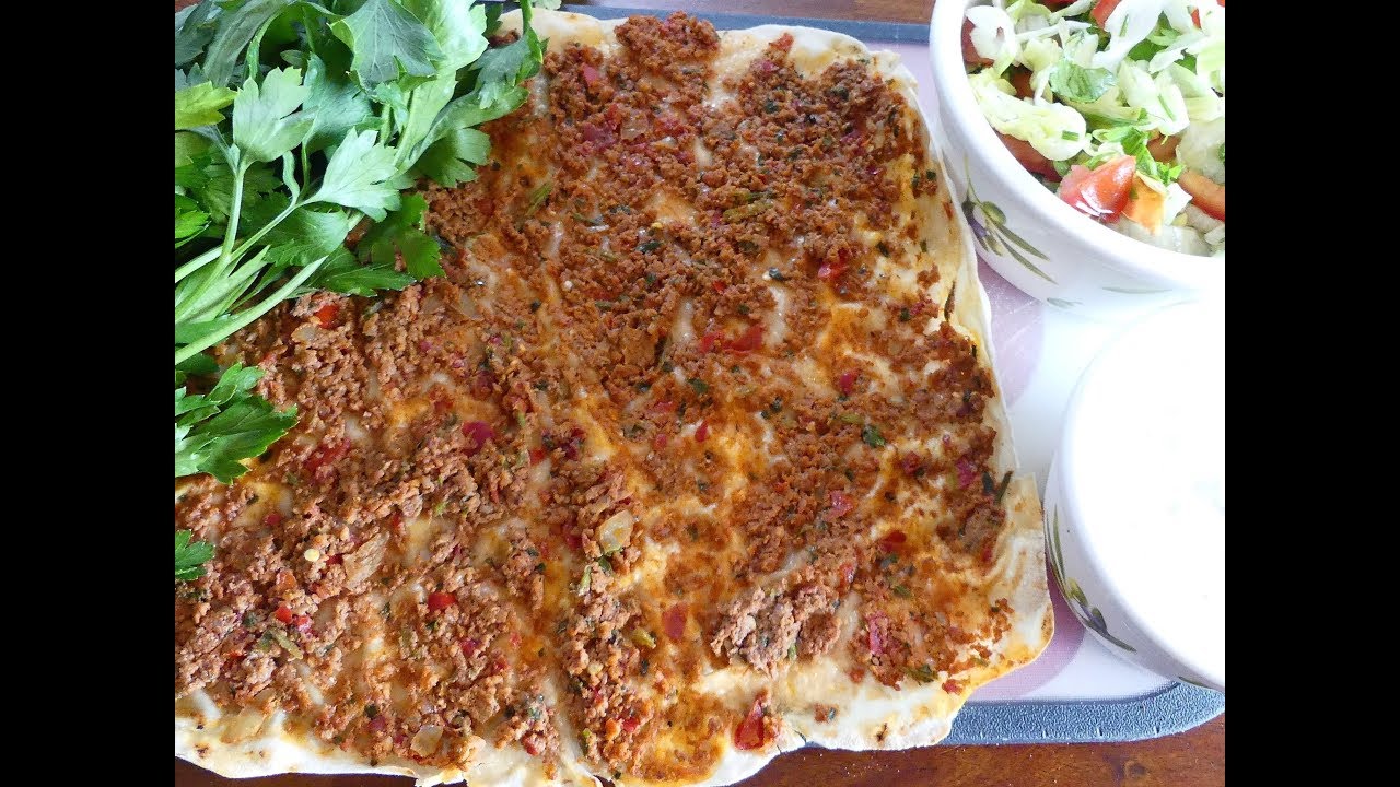 LAHMACUN WAHNSINNIG einfach /kurdisch/türkisch /arabische Pizza - YouTube