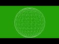 FREE HUD Sphere Connection Green Screen Animation