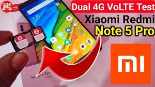 Xiaomi Redmi Note 5 Pro : Dual Sim 4G VoLTE Test (with Jio 4G VoLTE)