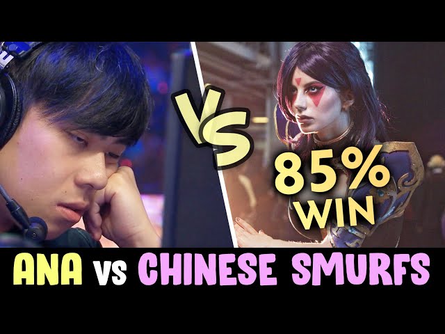 Ana vs Chinese SMURFS party — 85% WINRATE ABUSERS class=