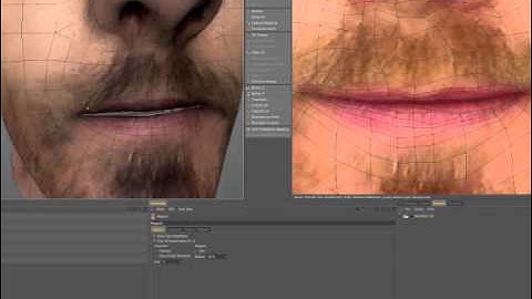 Unwrapping UVs Addendum - Cleaning Up UVs Around The Mouth