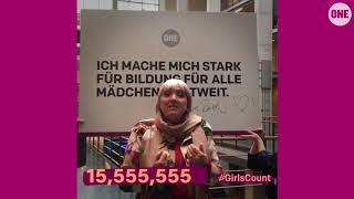 #GirlsCount | Claudia Roth - 15,555,555