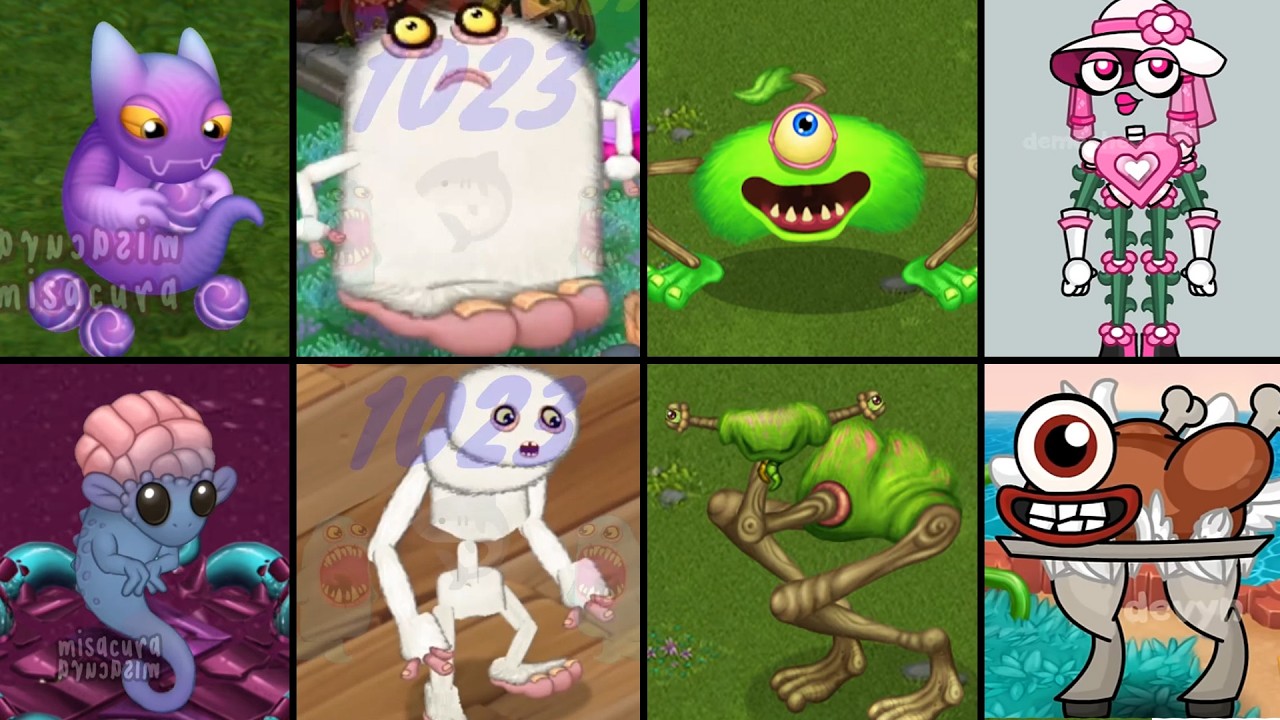 ALL Monsters Fanmade by Demochees vs Slimer vs My Singing Monsters Fan 1023 vs Misacura | MSM