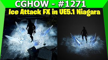 Sneak Peek: Creating Ice Attack FX in Unreal Engine 5.1 Niagara