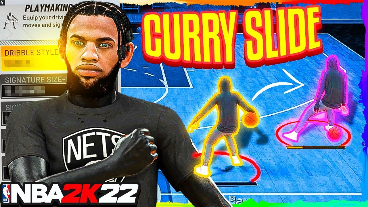 HOW TO UNLOCK THE CURRY SLIDE ANIMATION IN NBA 2K22! BEST DRIBBLE MOVES + FASTEST SIGNATURE