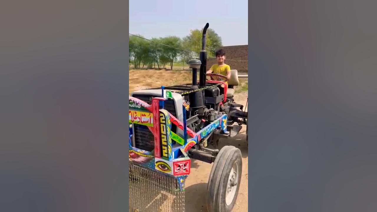 Mujeeb or Yahya nay village🚜 tractor per sawari ki trending viral shorts YouTube