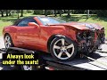 A 2012 camaro ss auction car with a valuable surprise under the seat