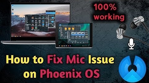 How to Fix Microphone Problem In Phoenix OS Using init.d Scripts