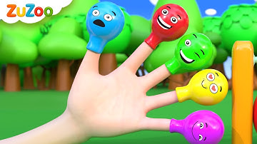 Finger Family Where Are You? - Balloon Finger Song For Kids | ZuZoo Nursery Rhymes & Kids Songs