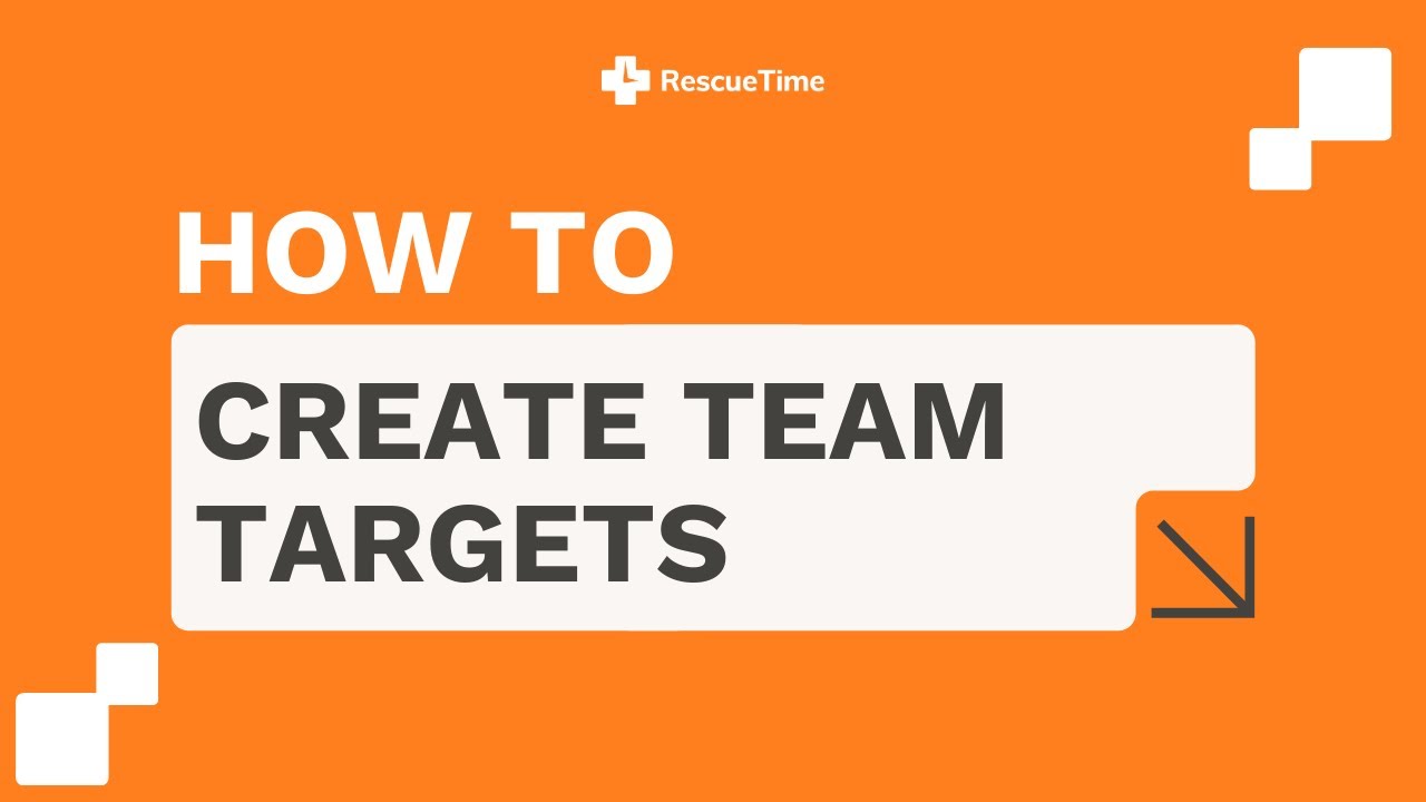 How To Create Team Targets - YouTube
