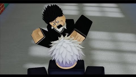 GOJO MEETS SUPER SENIOR GOJO?! But it's roblox... W.I.P