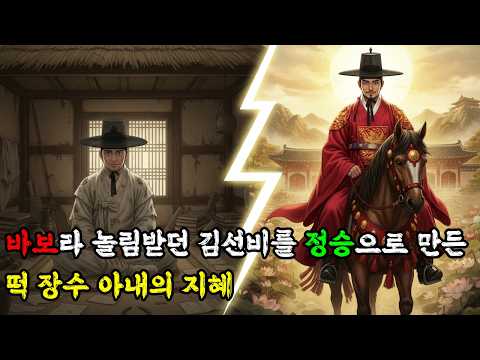 바보라 놀림받던 김선비를 정승으로 만든 떡 장수 아내의 지혜 | 야담 옛날이야기 민담 오디오북 #옛날이야기 #민담 #오디오북
