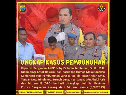 PENANGKAPAN Pembunuhan madura burneh tona'an