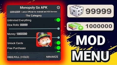 🚀 FREE Monopoly Go Mod Menu 2025 (iOS & Android) | Unlimited Dice Rolls & Money Hack! 🤑