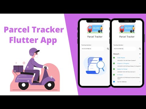 Flutter Project | Parcel Tracker App 2021