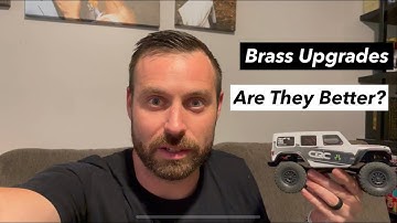 Scx24 brass wheel spacers and diff covers upgrade Part 1