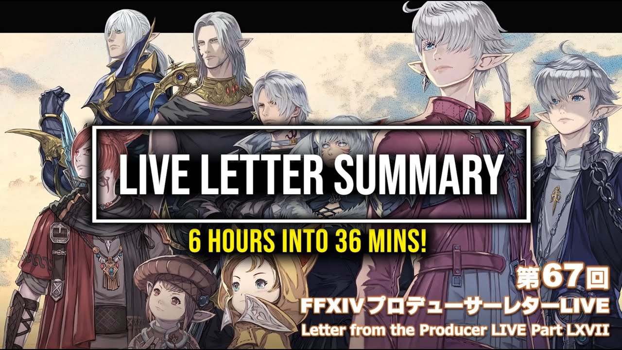 FFXIV Live Letter 67 Summary YouTube