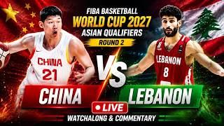 China vs Lebanon Live Basketball FIBAWorld Cup 2027 Qualifiers Round 2 Watchalong & Commentary screenshot 3