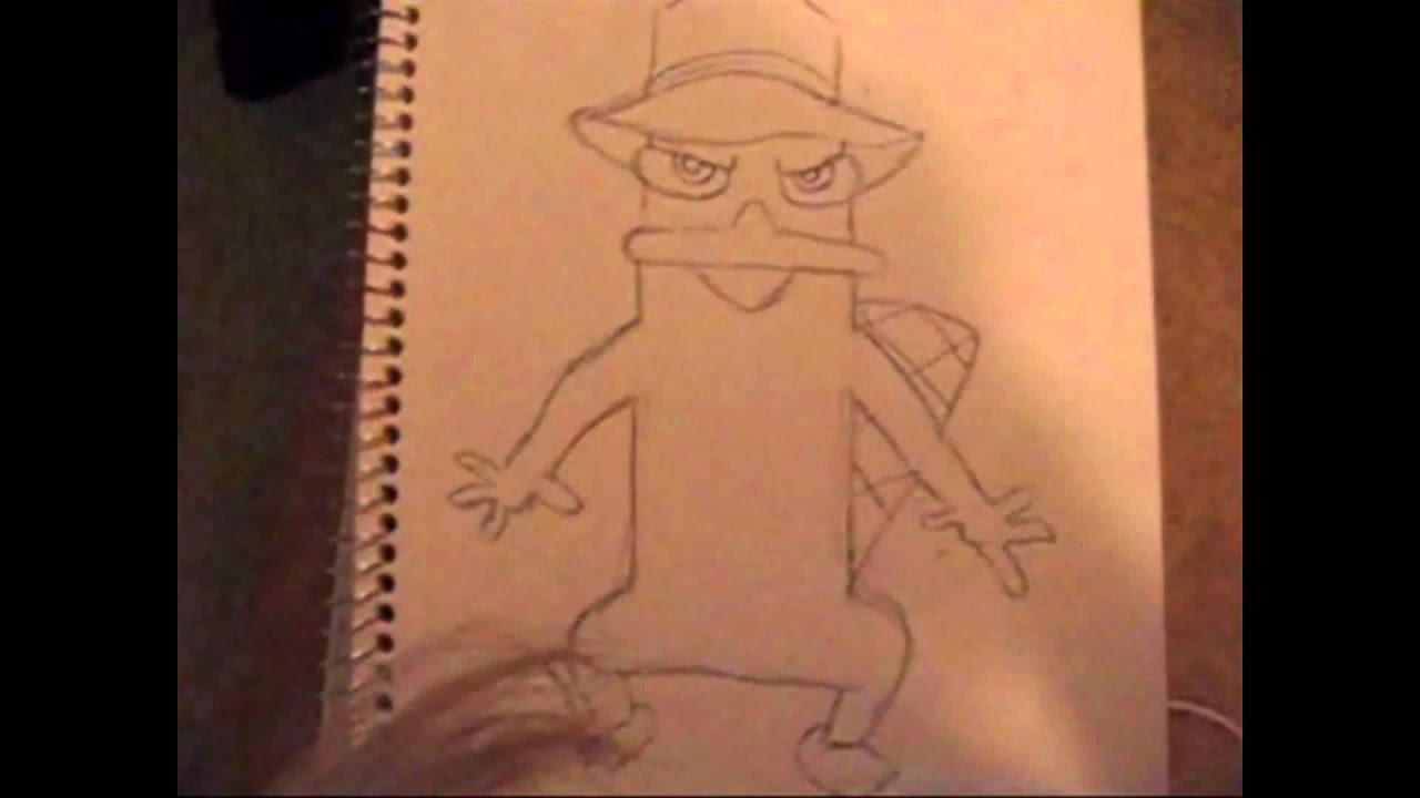 How To Draw Perry the Platypus - YouTube