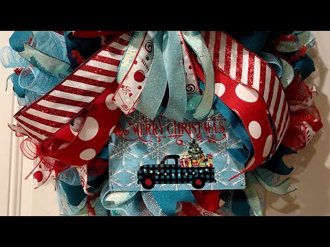 How to make a woodland ruffle with 30in ruffle wreath July Hard Working Mom Wreath Kit