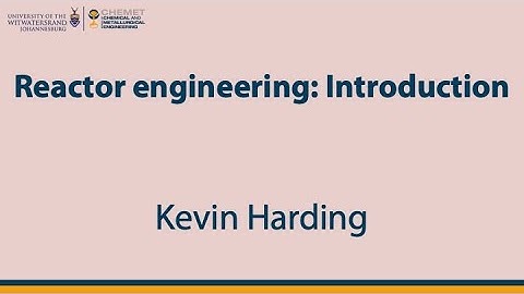 Reactor Engineering Introduction [Lecture]