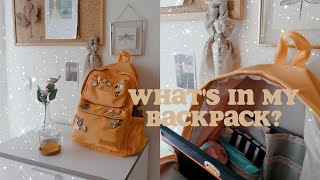 🌟 what's in my backpack? (college student)
