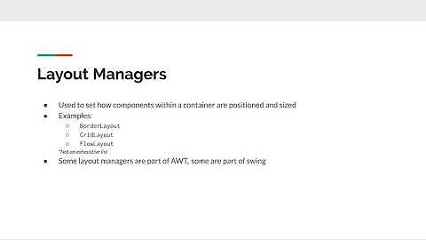 Part 5 | Layout Managers and the contentPane | Java GUI Tutorial