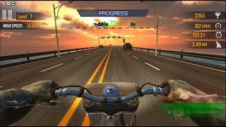 Motorcycle Rider - Motor Highway Racing Game - Android Gameplay FHD #2 screenshot 5