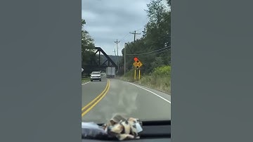 Truck Driver Ignores Low Clearance Warning