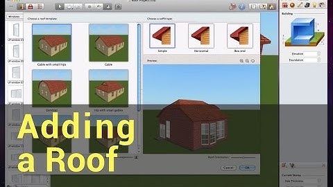 Live Interior 3D Tutorials - Adding a Roof
