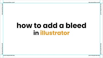 How to add a bleed in Adobe Illustrator | Illustrator Bleed Tutorial | Dear Prints Cebu