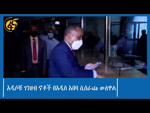 አዲሶቹ ገንዘብ ኖቶች በአዲስ አበባ ሲሰራጩ ውለዋል