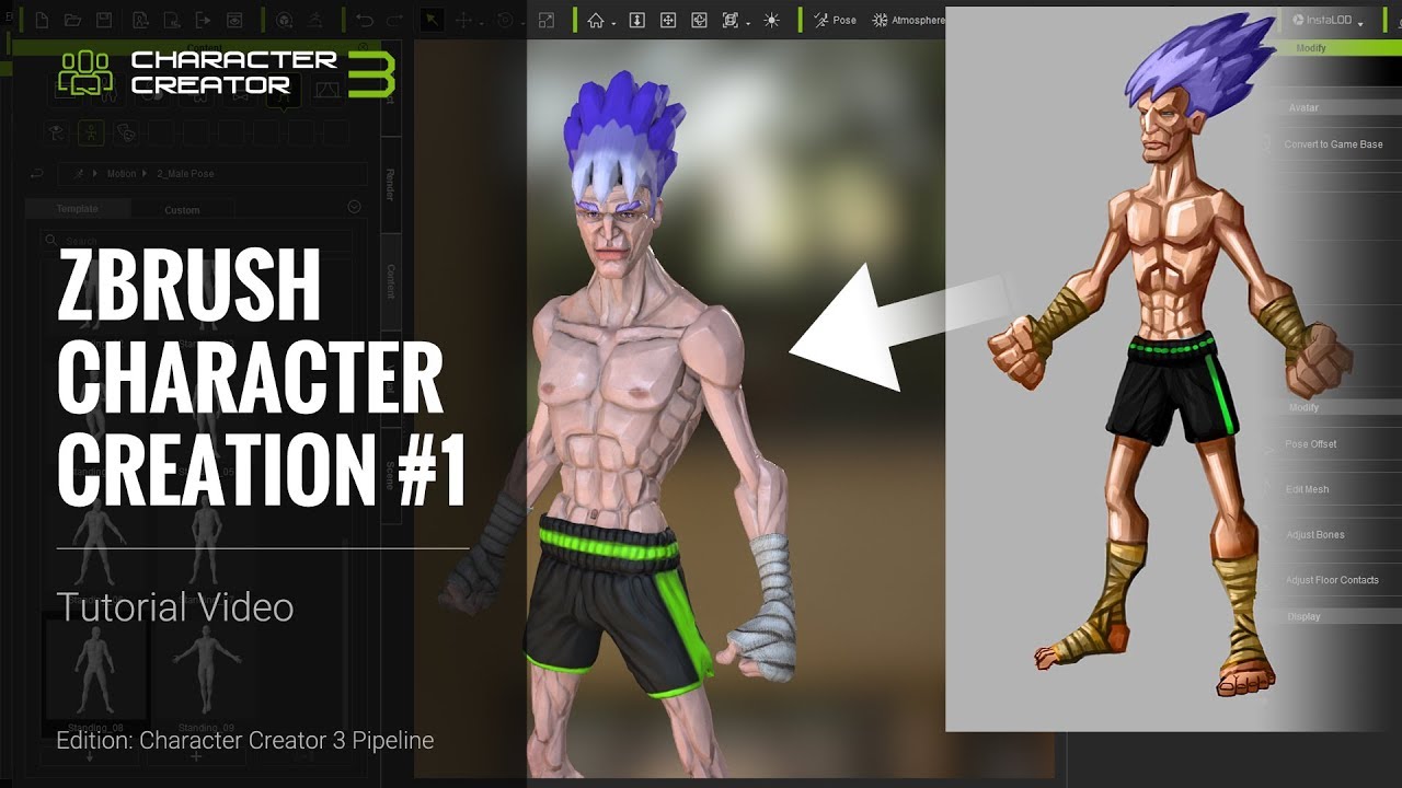 BB CC3 Anime Base Characters - Character Creator/actor