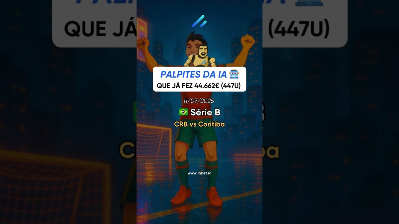 🎯 Palpite IA: CRB vs Coritiba (Série B) 