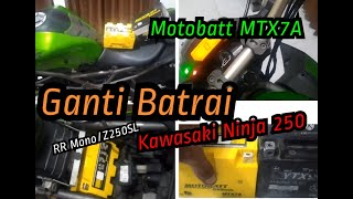 Aki Soak di Ninja Mono 250sl ! Karna jarang dipake jalan ! Hujan Terus