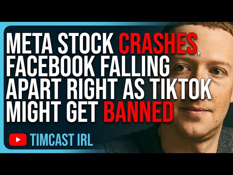 Meta Stock CRASHES, Facebook FALLING APART Right As TikTok Might Get Banned