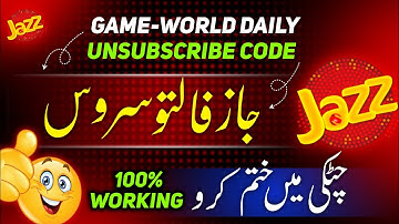 Hoe u zich kunt afmelden voor de Jazz Game World Daily Service ✅