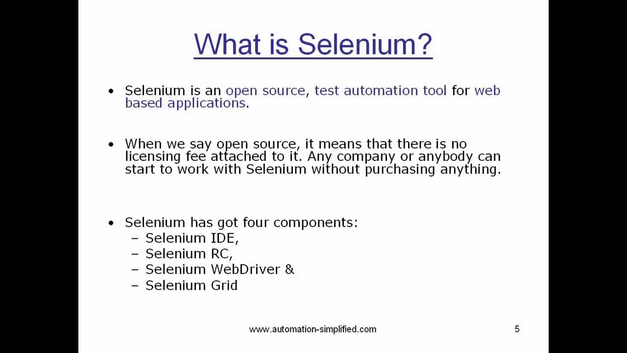 What is selenium - YouTube