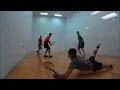 Racquetball clips 6  open doubles  tough sledding