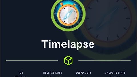 Hackthebox Timelapse