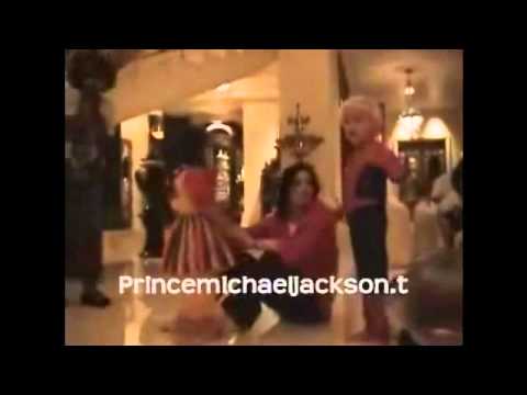 Michael Jackson kids Prince and Paris home videos